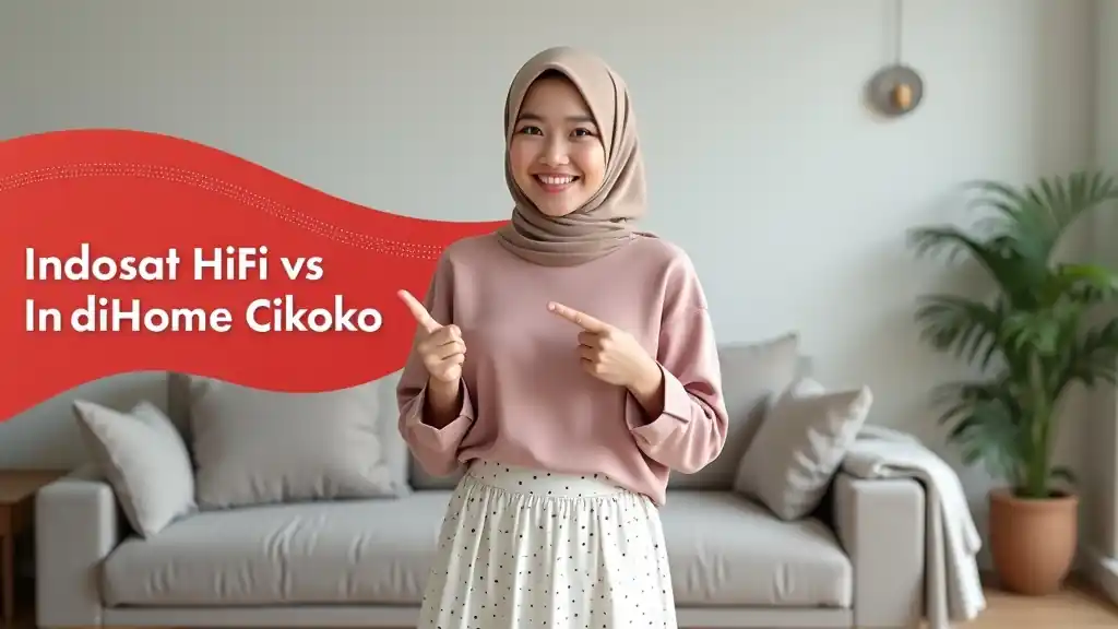 Indosat HiFi vs IndiHome Cikoko | Perbandingan Harga Indosat Jauh Lebih Murah