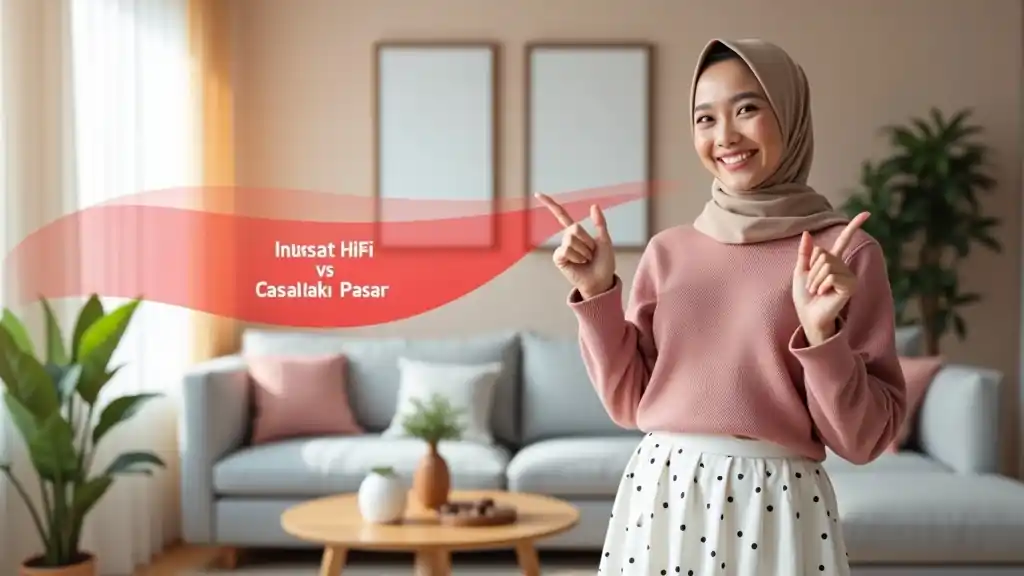 Indosat Hifi Vs Indihome Cisalak Pasar