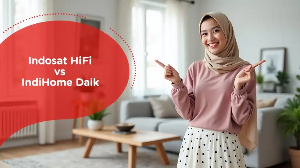 Indosat HiFi vs IndiHome Daik | Perbandingan Harga Indosat Jauh Lebih Murah