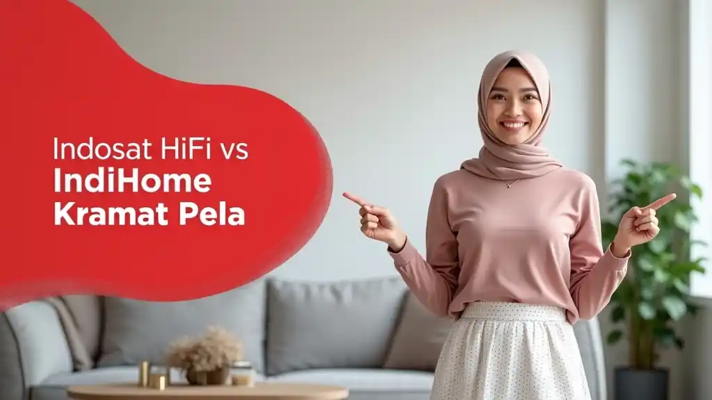 Indosat HiFi vs IndiHome Kramat Pela | Perbandingan Harga Indosat Jauh Lebih Murah