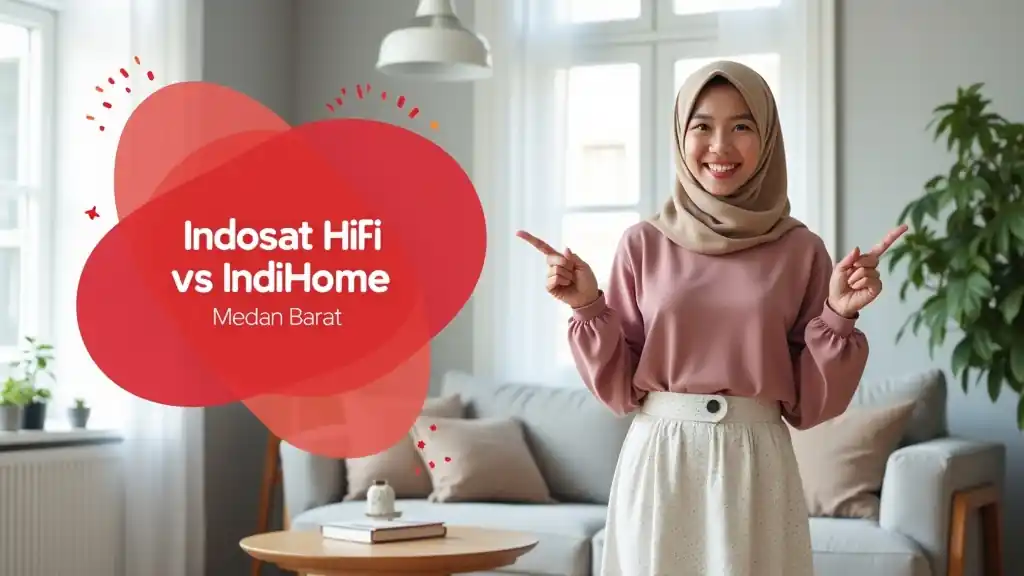 Indosat HiFi vs IndiHome Medan Barat | Perbandingan Harga Indosat Jauh Lebih Murah