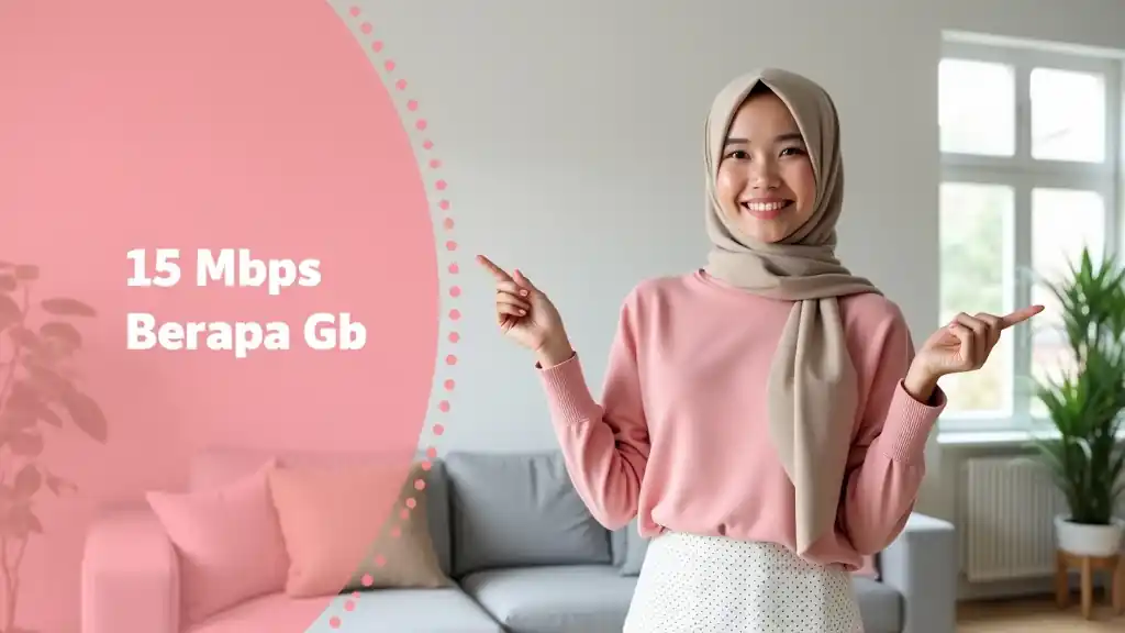 15 Mbps Berapa Gb