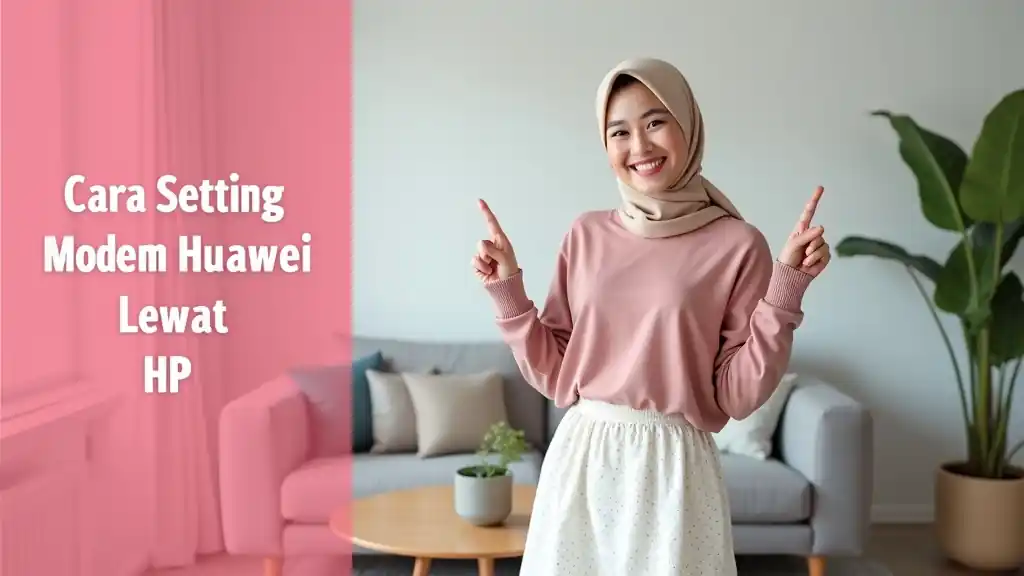Cara Setting Modem Huawei Lewat Hp