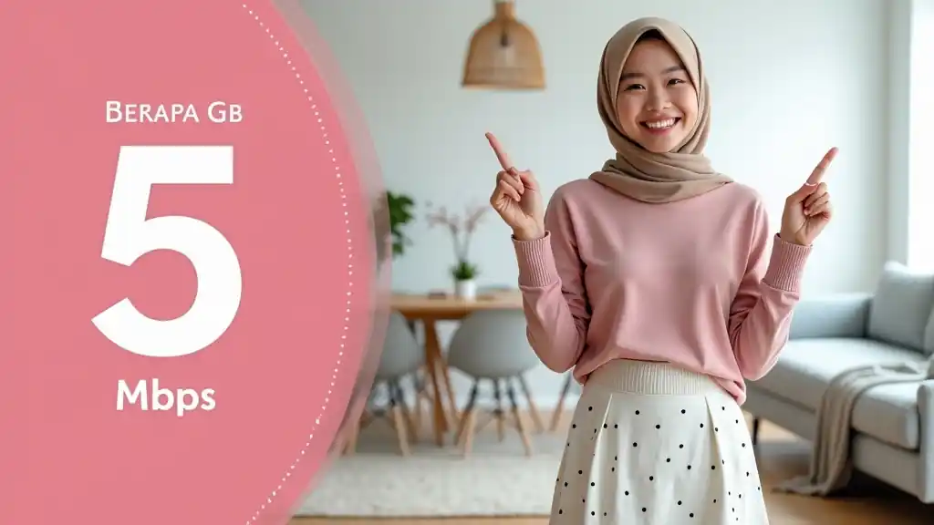 5 Mbps Berapa Gb