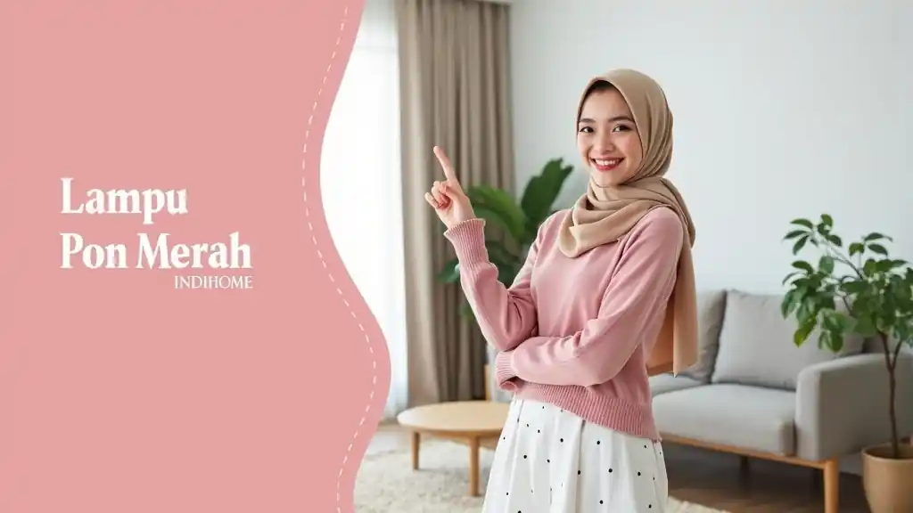 Lampu Pon Merah Indihome