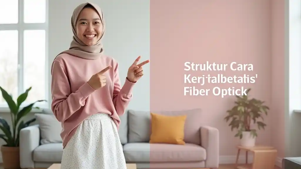 Struktur Cara Kerja Kabel Fiber Optik
