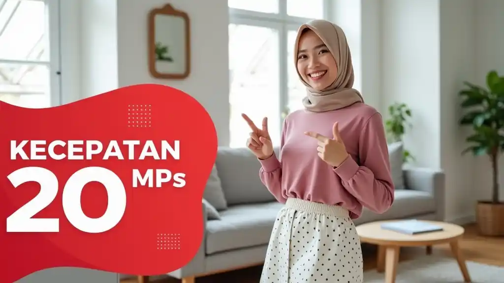 Kecepatan 20 Mbps Indihome