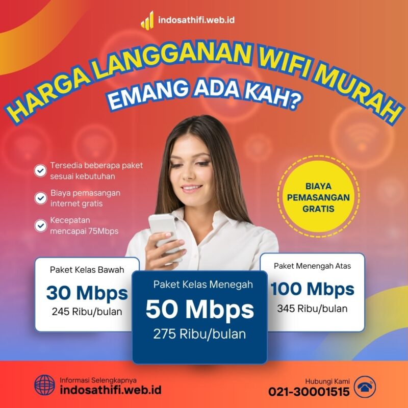 Harga Langganan WiFi Murah